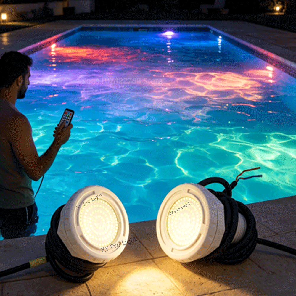 15W Plastic Film Pool Lighting - Xy Spa & Wellness Photos ulasan dan harga