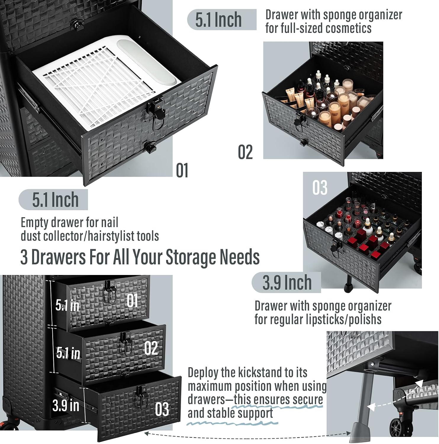 Rolling Salon Cart with 3 Draw - Spa & Wellness Center Hotel Solverde ulasan dan harga